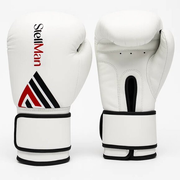 Stellman Iron Fist Professional Boxing Gloves White Training Fight Gear NEW - Picture 1 of 6